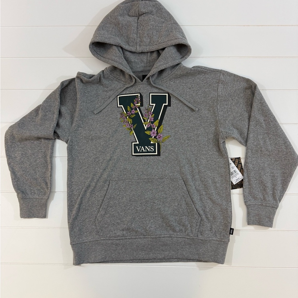 Vans Gray Varsity Hoodie Size S NWT            A031